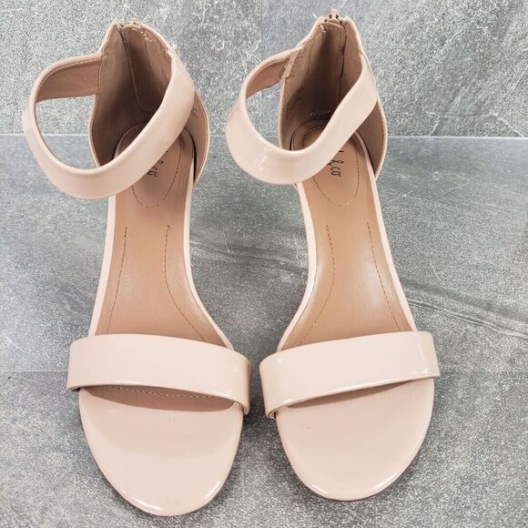 Style & Co. Nude Patent Sandals - Picture 3 of 10